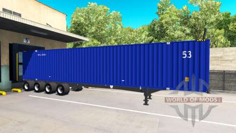 Der Sattelauflieger, Container 53 für American Truck Simulator
