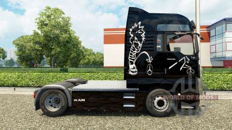 La peau de la Pisse sur le camion de l'HOMME pour Euro Truck Simulator 2