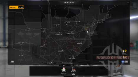 Coast to Coast Map v 1.6 für American Truck Simulator