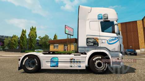 Intel peau pour Scania camion pour Euro Truck Simulator 2