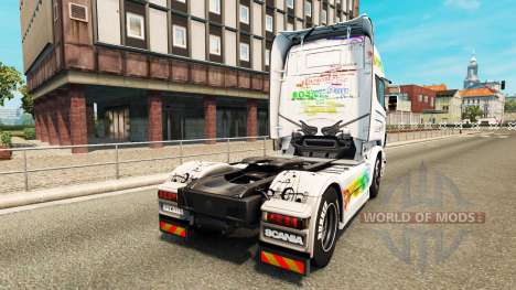 Musik-skin für den Scania truck für Euro Truck Simulator 2