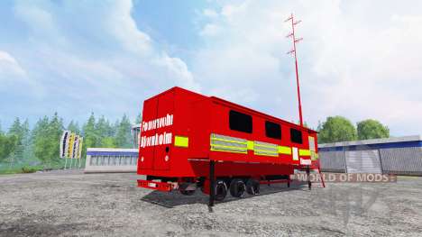 La Semi-Remorque Fire Bjornholm Management pour Farming Simulator 2015