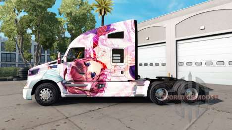 Haut Hanamiya Nagisa auf einem Kenworth-Zugmasch für American Truck Simulator