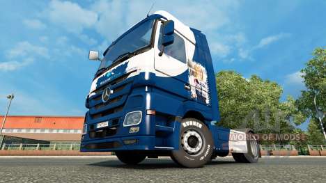 La peau Williams F1 Team sur le tracteur Mercede pour Euro Truck Simulator 2
