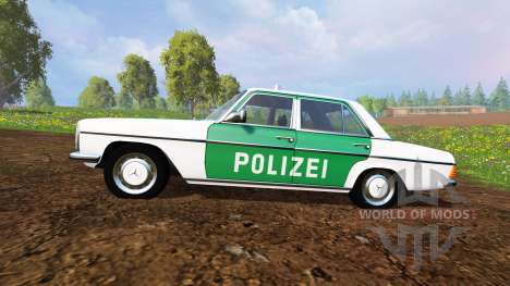 Mercedes-Benz 200D (W115) 1973 Police pour Farming Simulator 2015