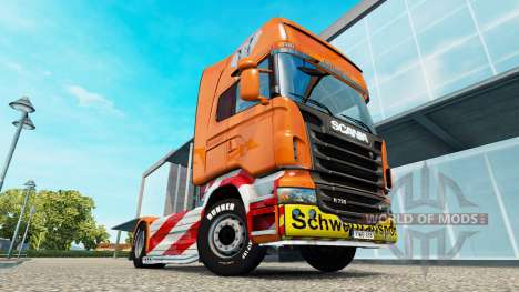Lourds de Transport de la peau pour Scania camio pour Euro Truck Simulator 2