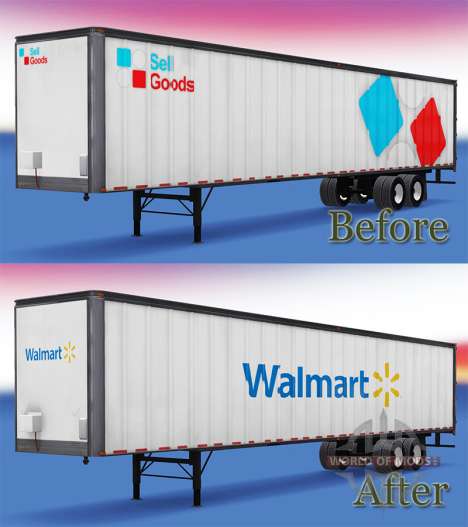 Die WalMart-Semi-Trailer für American Truck Simulator