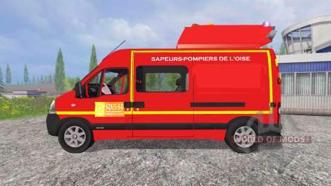 Renault Master [sapeurs-pompiers] SDIS60 für Farming Simulator 2015