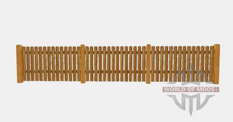 Wooden fence pour Farming Simulator 2015
