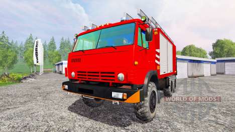 KamAZ-43114 [protection contre l'incendie] pour Farming Simulator 2015