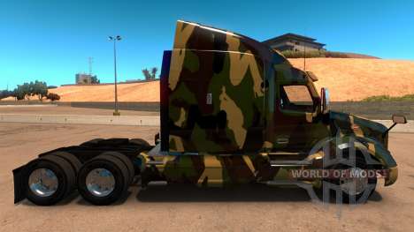 La peau de Camouflage pour Peterbilt 579 pour American Truck Simulator