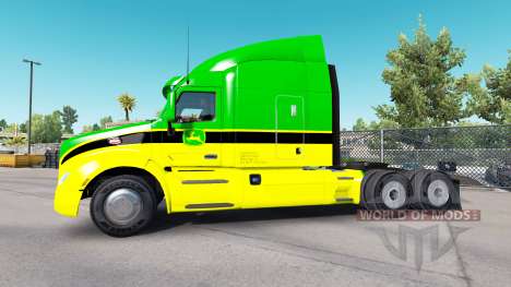 La peau de John Deere tracteurs Peterbilt et Ken pour American Truck Simulator