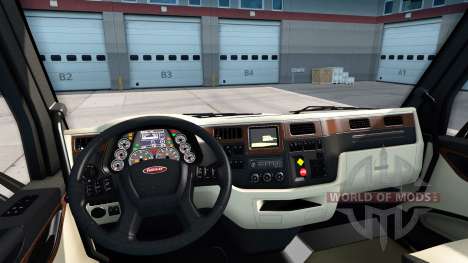 Die Luxus-Interieur in einem Peterbilt 579 für American Truck Simulator