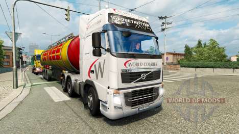 Des coloriages de camions pour le trafic v1.1 pour Euro Truck Simulator 2