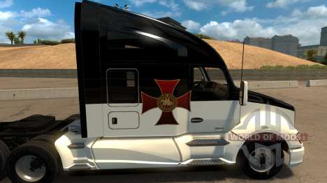 Skin Knights Templar Kenworth T680 pour American Truck Simulator