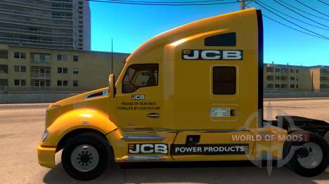 JCB peau pour Kenworth T680 pour American Truck Simulator