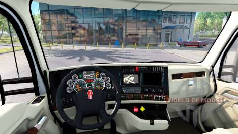 L'intérieur de luxe dans Kenworth T680 pour American Truck Simulator