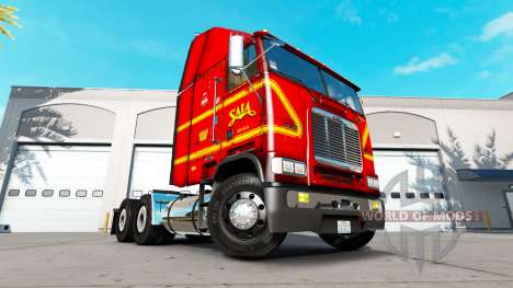 Haut auf SAIA-LKW Freightliner FLB für American Truck Simulator