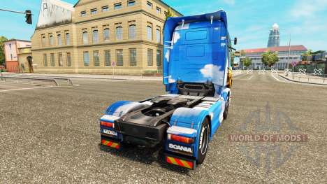La peau de l'Île sur le tracteur Scania pour Euro Truck Simulator 2