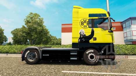 BVB skin für MAN-LKW für Euro Truck Simulator 2