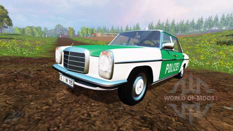 Mercedes-Benz 200D (W115) 1973 Police für Farming Simulator 2015