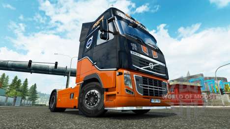 L'Équipe de course de la peau pour Volvo camion pour Euro Truck Simulator 2