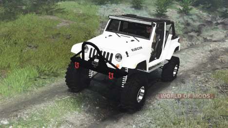 Jeep Wrangler Rubicon White [03.03.16] pour Spin Tires