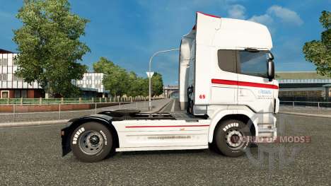 La peau Coppenrath & Wiese sur le tracteur Scani pour Euro Truck Simulator 2