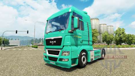 La peau de J. Simmerer sur le camion de l'HOMME pour Euro Truck Simulator 2