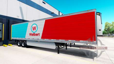 Semi-trailer-Kühlschrank für American Truck Simulator