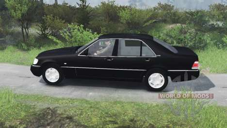 Mercedes-Benz S600 (W140)[03.03.16] pour Spin Tires