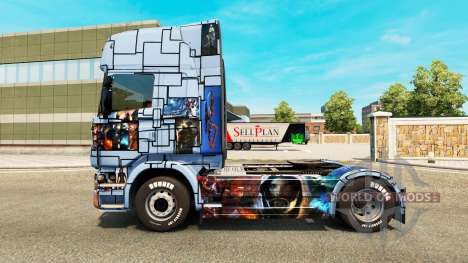 Haut Mass Effect 3 auf der Zugmaschine Scania für Euro Truck Simulator 2