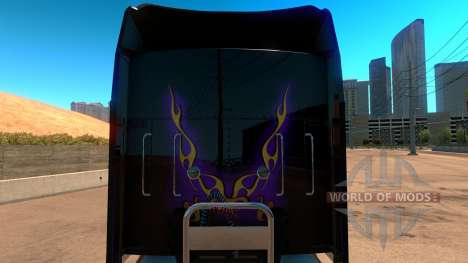 Kenworth W900 Dark Night paintjob für American Truck Simulator