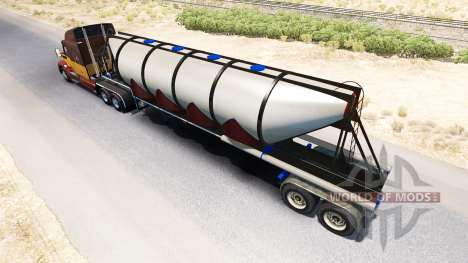Semi-trailer-Zement-LKW für American Truck Simulator