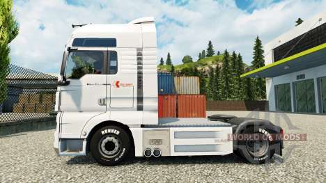La peau Klaus Bosselmann sur le camion de l'HOMM pour Euro Truck Simulator 2