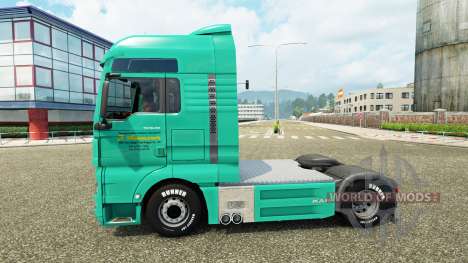 La peau de J. Simmerer sur le camion de l'HOMME pour Euro Truck Simulator 2