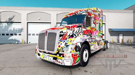 Haut Aufkleber für Peterbilt und Kenworth trucks für American Truck Simulator