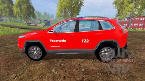 Jeep Cherokee KL 2014 [feuerwehr] pour Farming Simulator 2015