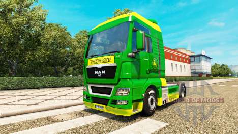 Haut John Deere für MAN LKW für Euro Truck Simulator 2