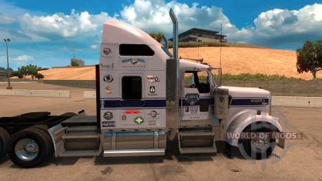 Скин Onkel D Logistik для Kenworth W900 für American Truck Simulator