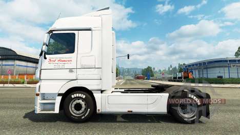 La peau de J. Simmerer sur le tracteur Mercedes- pour Euro Truck Simulator 2