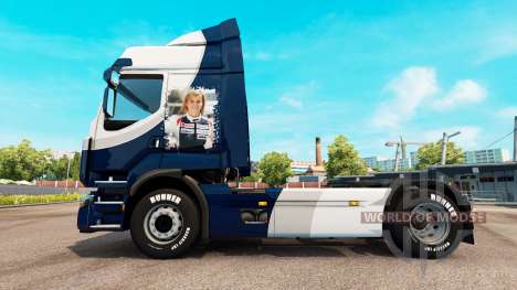 La peau Williams F1 Team pour Renault camion pour Euro Truck Simulator 2