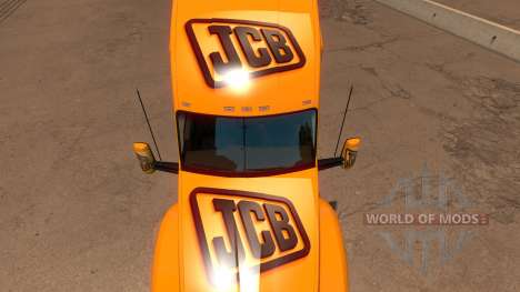 JCB skin für Kenworth T680 für American Truck Simulator