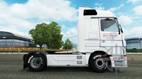 Haut-J. Simmerer auf der Sattelzugmaschine Merce für Euro Truck Simulator 2