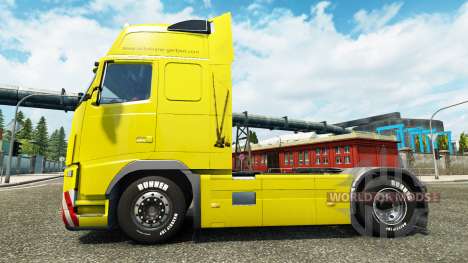 Gertzen Transporte de la peau pour Volvo camion pour Euro Truck Simulator 2