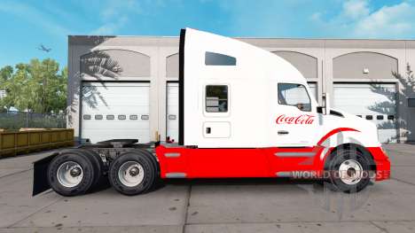 La peau de Coca-Cola tracteur Kenworth pour American Truck Simulator