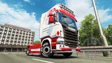 Hollande Style de la peau pour Scania camion pour Euro Truck Simulator 2