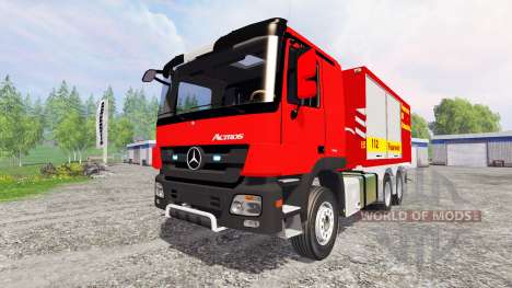 Mercedes-Benz Actros Feuerwehr pour Farming Simulator 2015