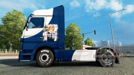La peau Williams F1 Team sur le tracteur Mercede pour Euro Truck Simulator 2