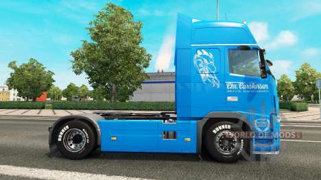 Carstensen de la peau pour Volvo camion pour Euro Truck Simulator 2
